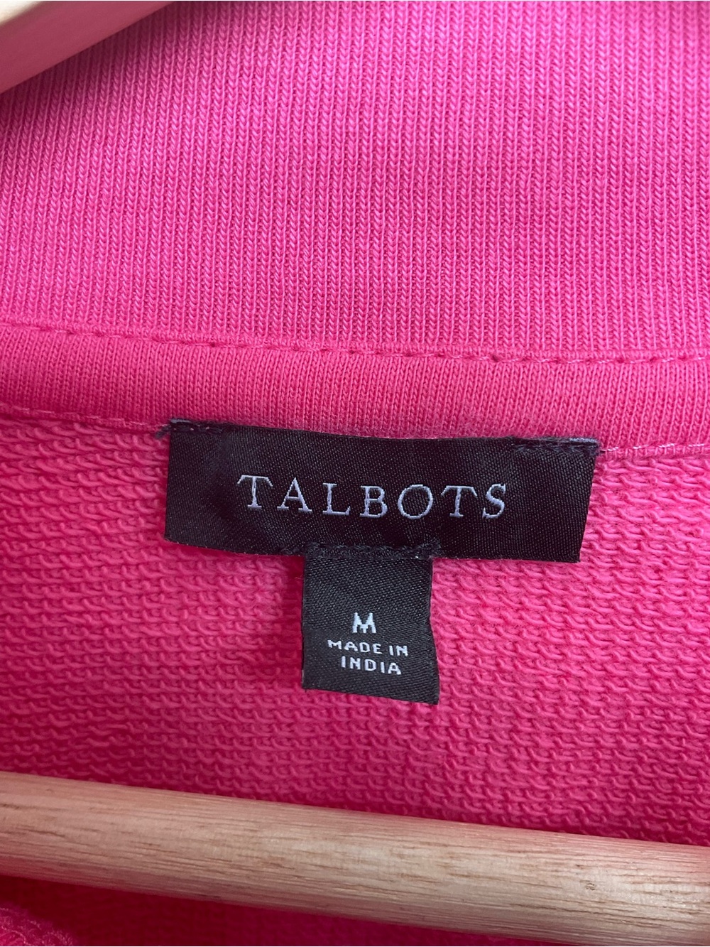 Talbots Ruffle Placket Mockneck Pullover - Picture 3 of 8